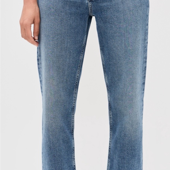 Agolde Denim - Agolde Light Blue Straight Leg Jeans